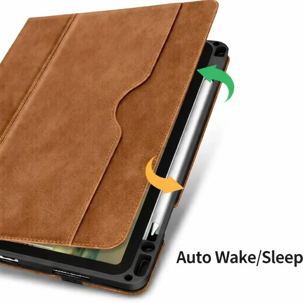 Protective Vegan Leather Folio Case for iPad Air 13
